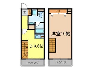 フロンティア甲子園口の物件間取画像